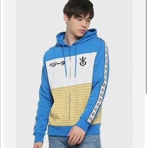 Dragon BallZ Vegeta Armor Zipper Hoodie